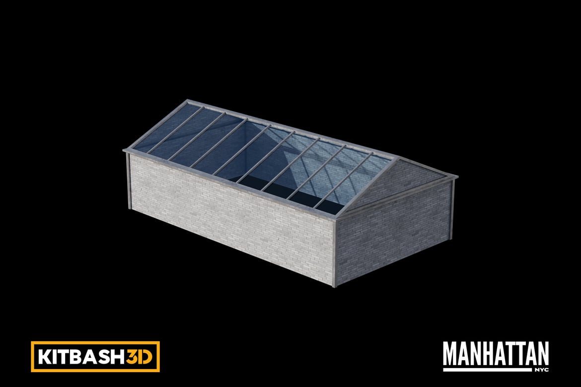 Download Kitbash: Manhattan - Skylight C 3D Model