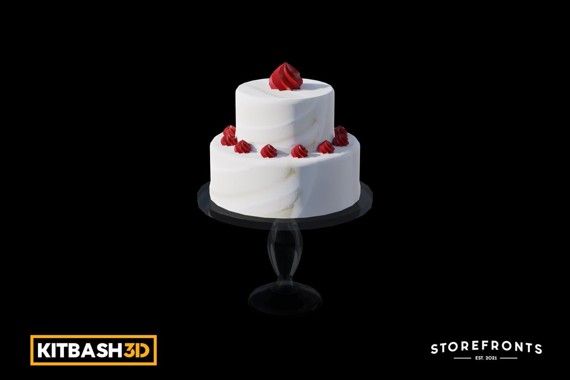 Download Kitbash: Storefronts - Cake 3D Model