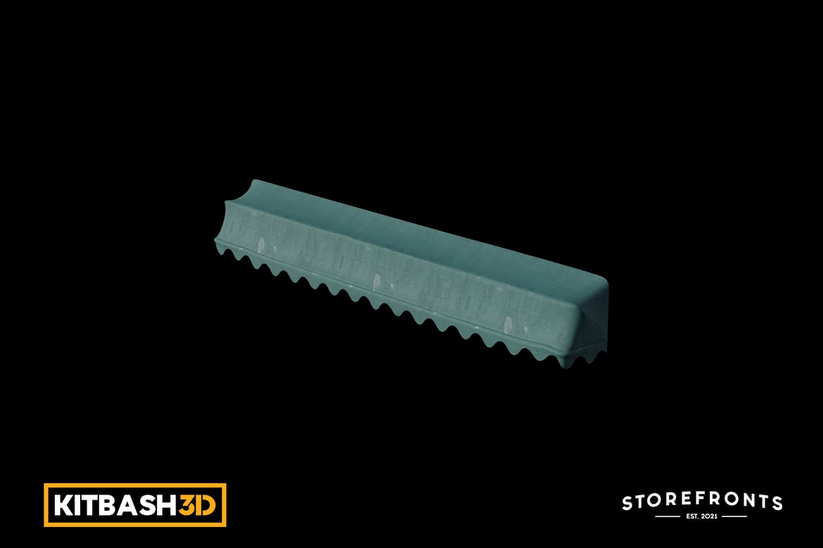 Download Kitbash: Storefronts - Green Awning A 3D Model