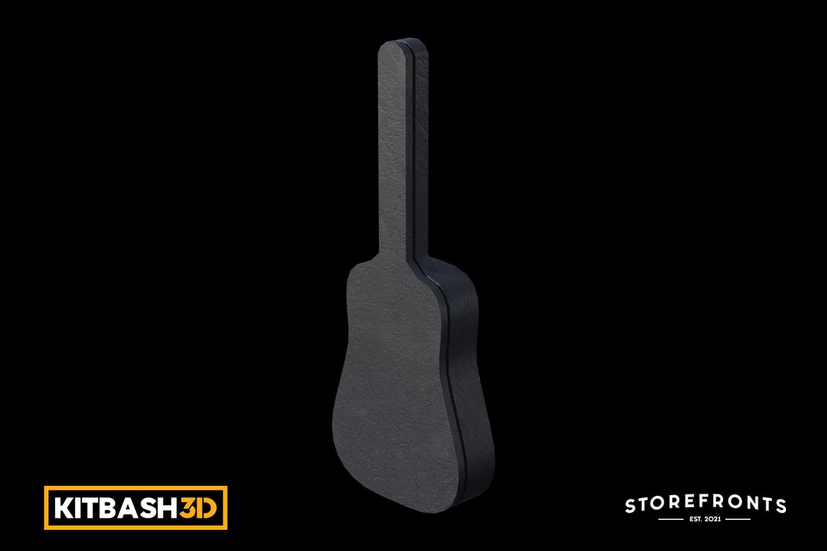 Download Kitbash: Storefronts - Guitar Case 3D Model