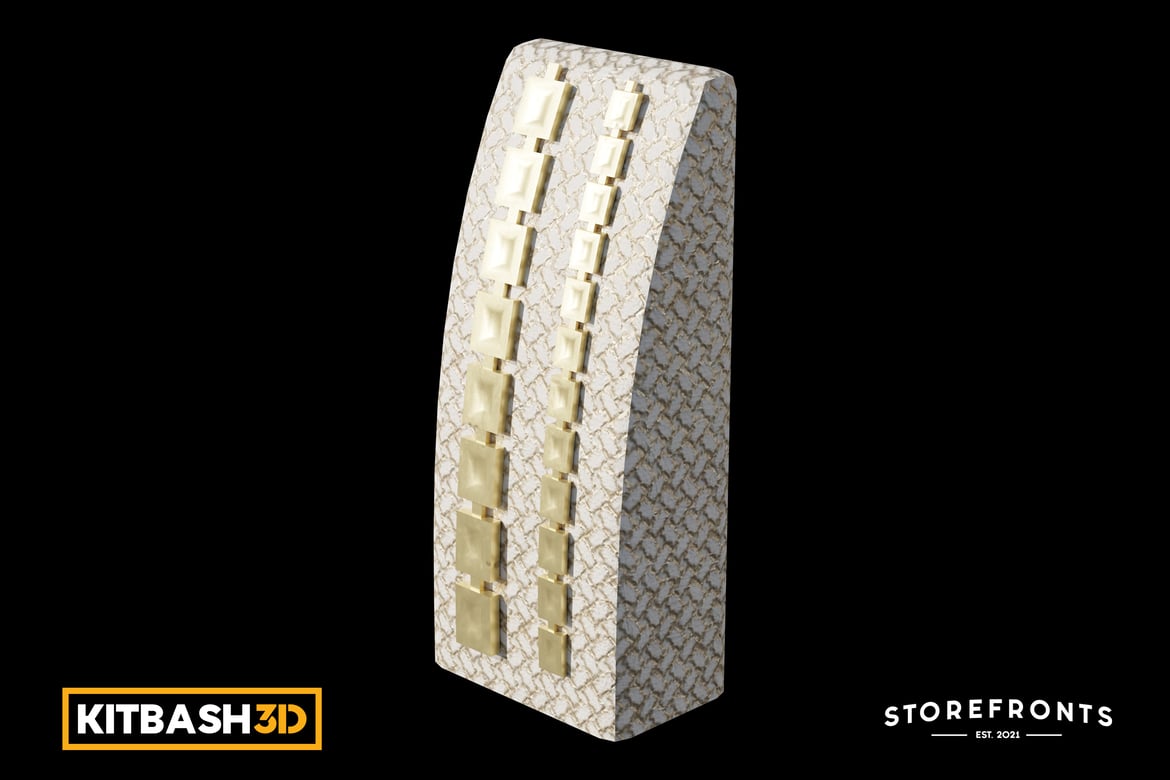 Download Kitbash: Storefronts - Jewelry Display A 3D Model