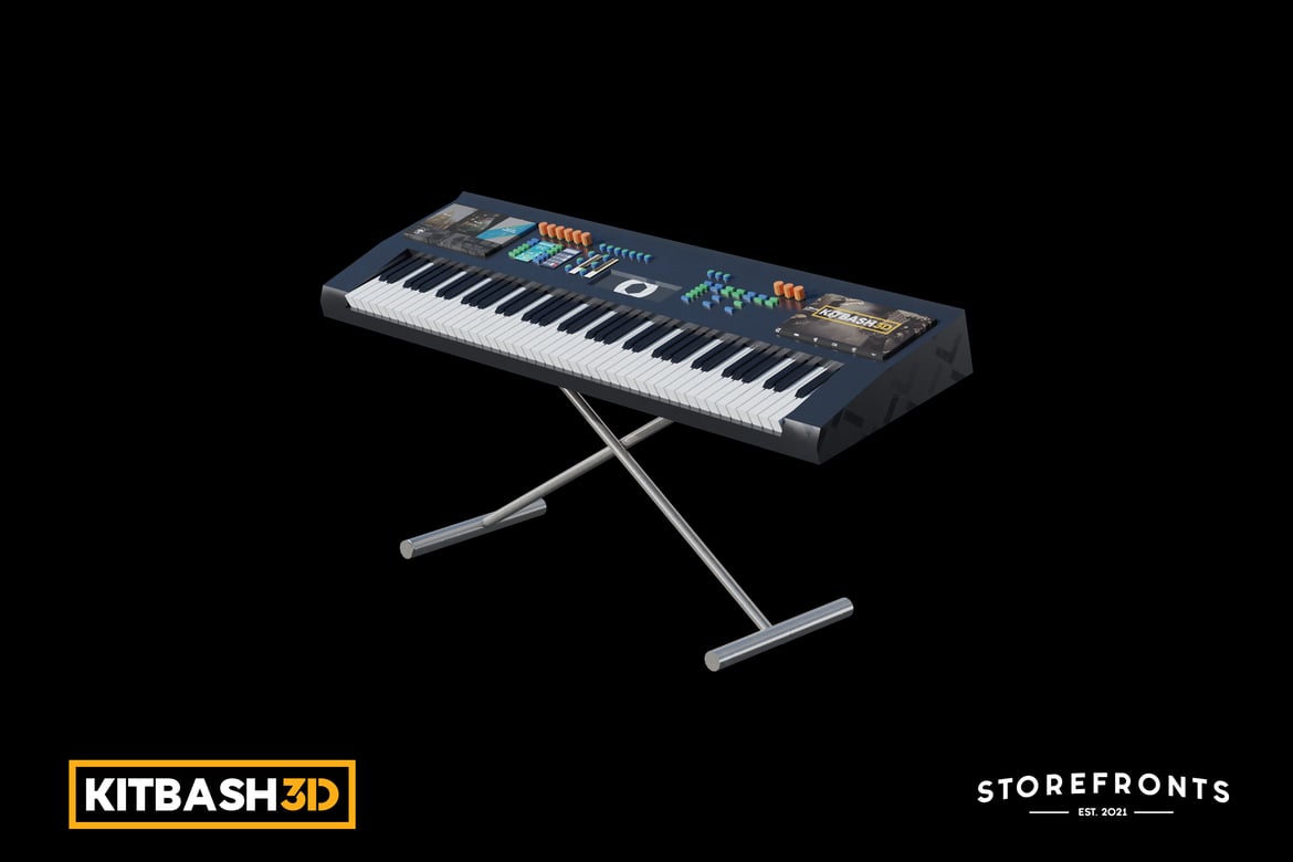 Download Kitbash: Storefronts - Keyboard 3D Model