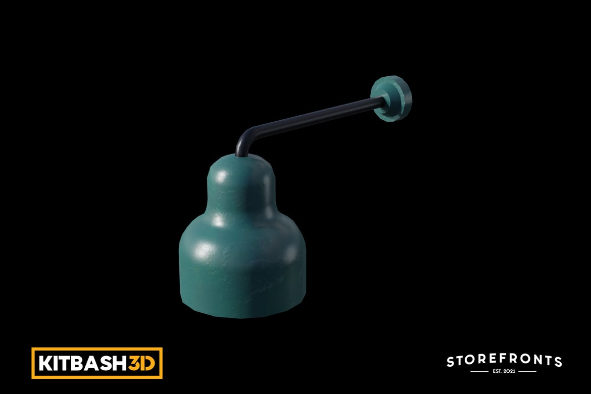 Download Kitbash: Storefronts - Lamp A 3D Model