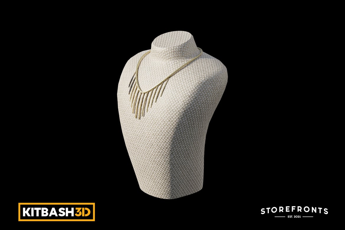 Download Kitbash: Storefronts - Necklace Display A 3D Model