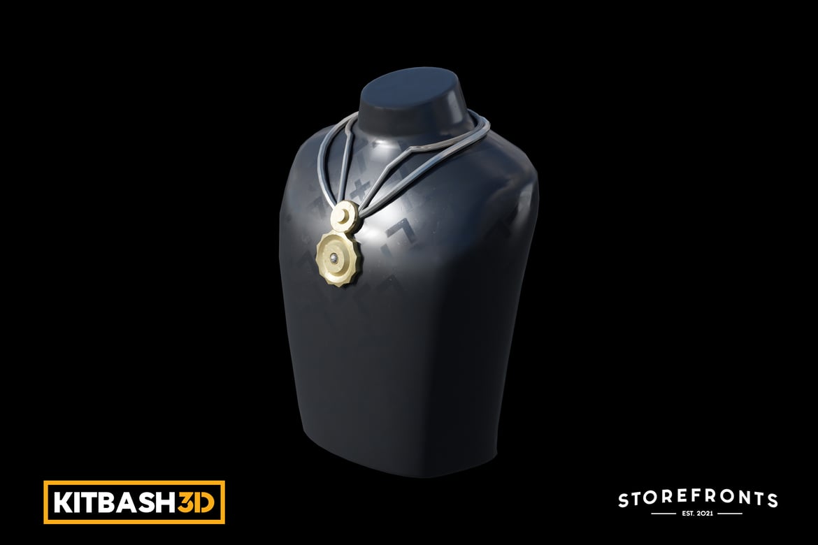 Download Kitbash: Storefronts - Necklace Display D 3D Model