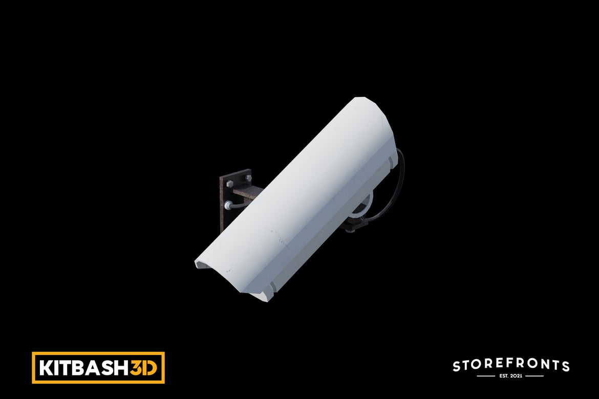 Download Kitbash: Storefronts - Security Camera 3D Model