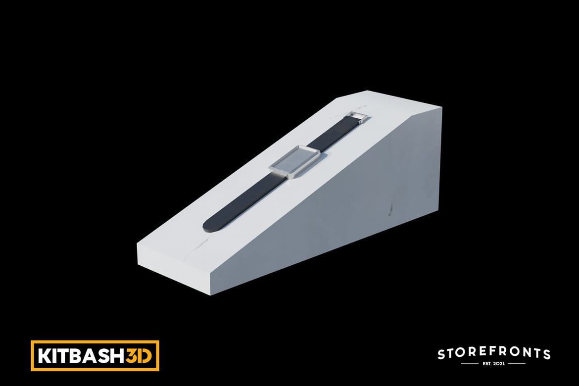 Download Kitbash: Storefronts - Watch Display 3D Model