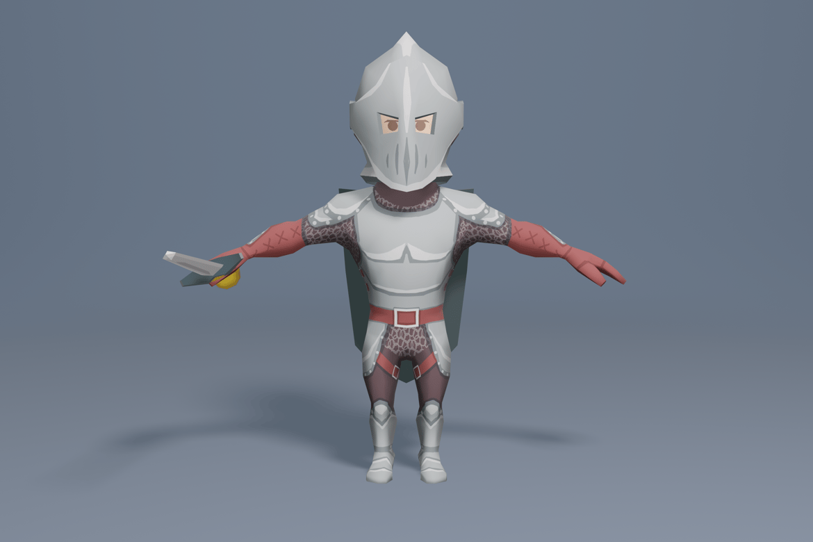 Download Knight in armor 3D Model