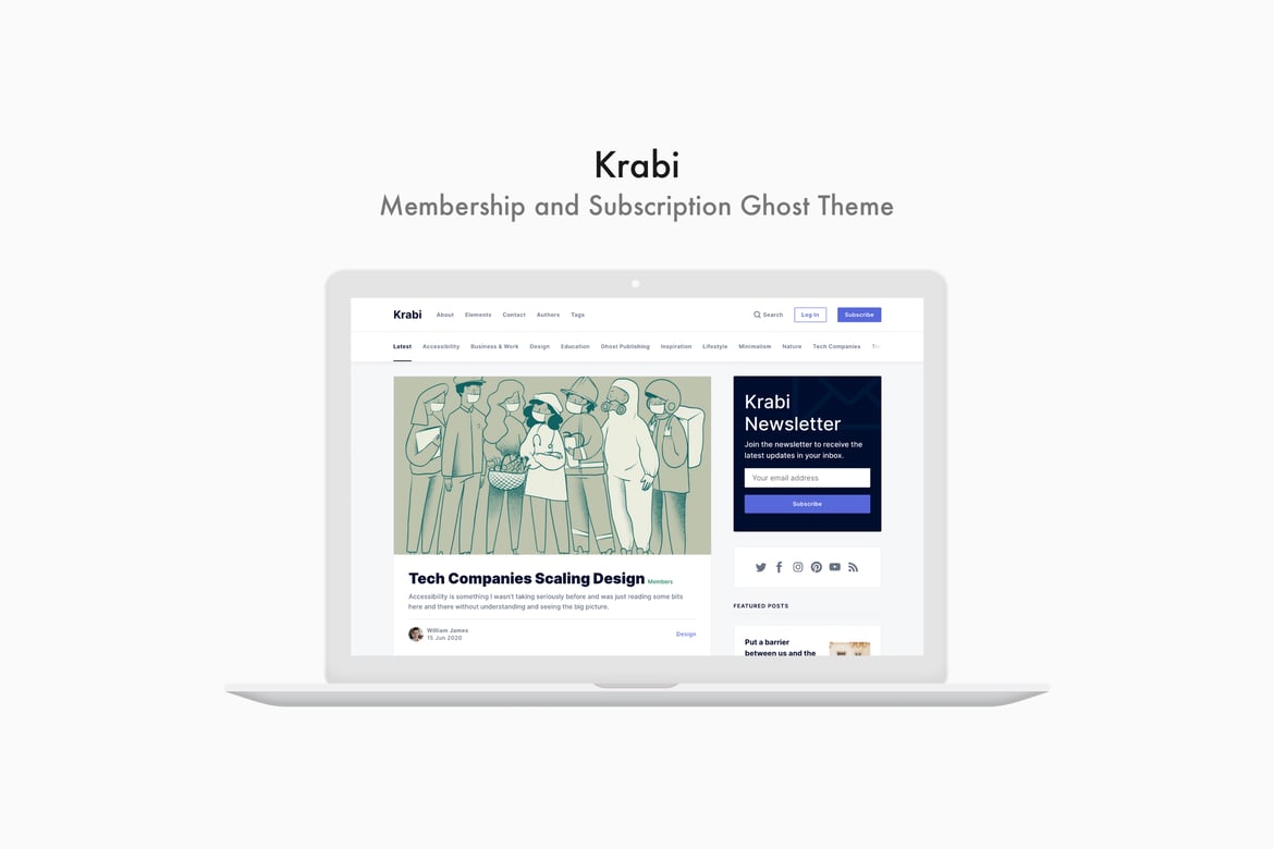 Download Krabi Ghost Theme