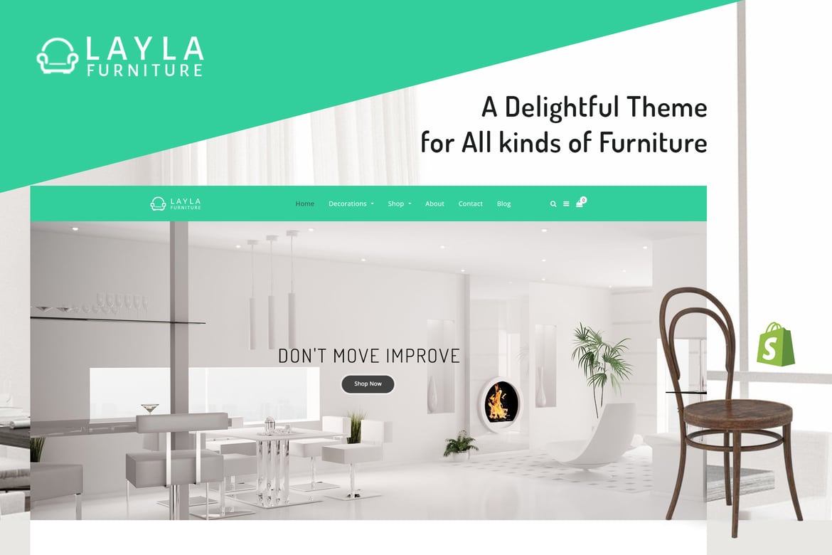 Download Layla - Furniture Shopify Theme