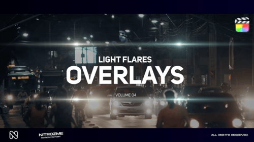 Download Light Flare Overlays Vol. 04 for Final Cut Pro X Apple Motion Template