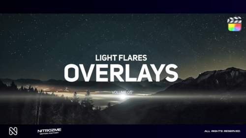 Download Light Flare Overlays Vol. 05 for Final Cut Pro X Apple Motion Template