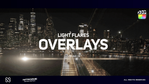 Download Light Flare Overlays Vol. 06 for Final Cut Pro X Apple Motion Template