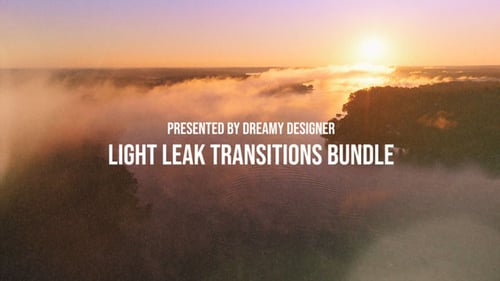 Download Light Leak Transitions Overlays And color luts Bundle After Effect Template