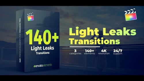 Download Light Leaks Transitions Apple Motion Template