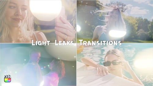 Download Light Leaks Transitions | FCPX Apple Motion Template