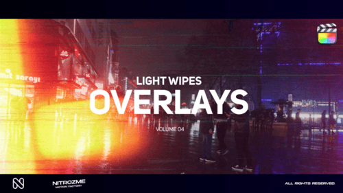 Download Light Wipes Overlays Vol. 04 for Final Cut Pro X Apple Motion Template