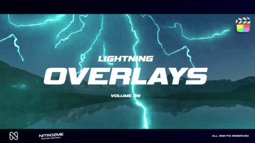 Download Lightning Overlays Vol. 08 for Final Cut Pro X Apple Motion Template