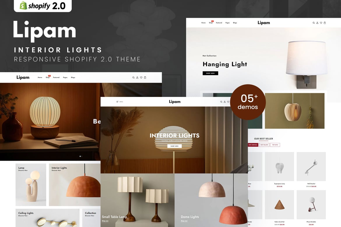 Download Lipam - Interior Lights Shopify 2.0 Theme