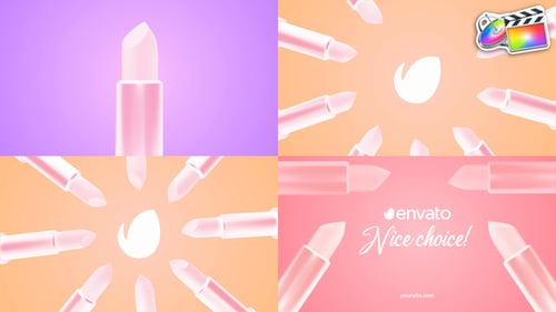 Download Lipstick Logo Opener for FCPX Apple Motion Template