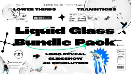 Download Liquid Glass Bundle Pack After Effect Template