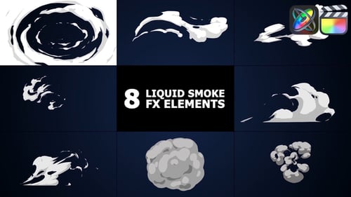 Download Liquid Smoke Elements | FCPX Apple Motion Template