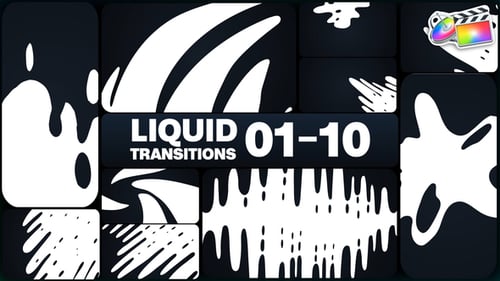 Download Liquid Transitions for FCPX Apple Motion Template