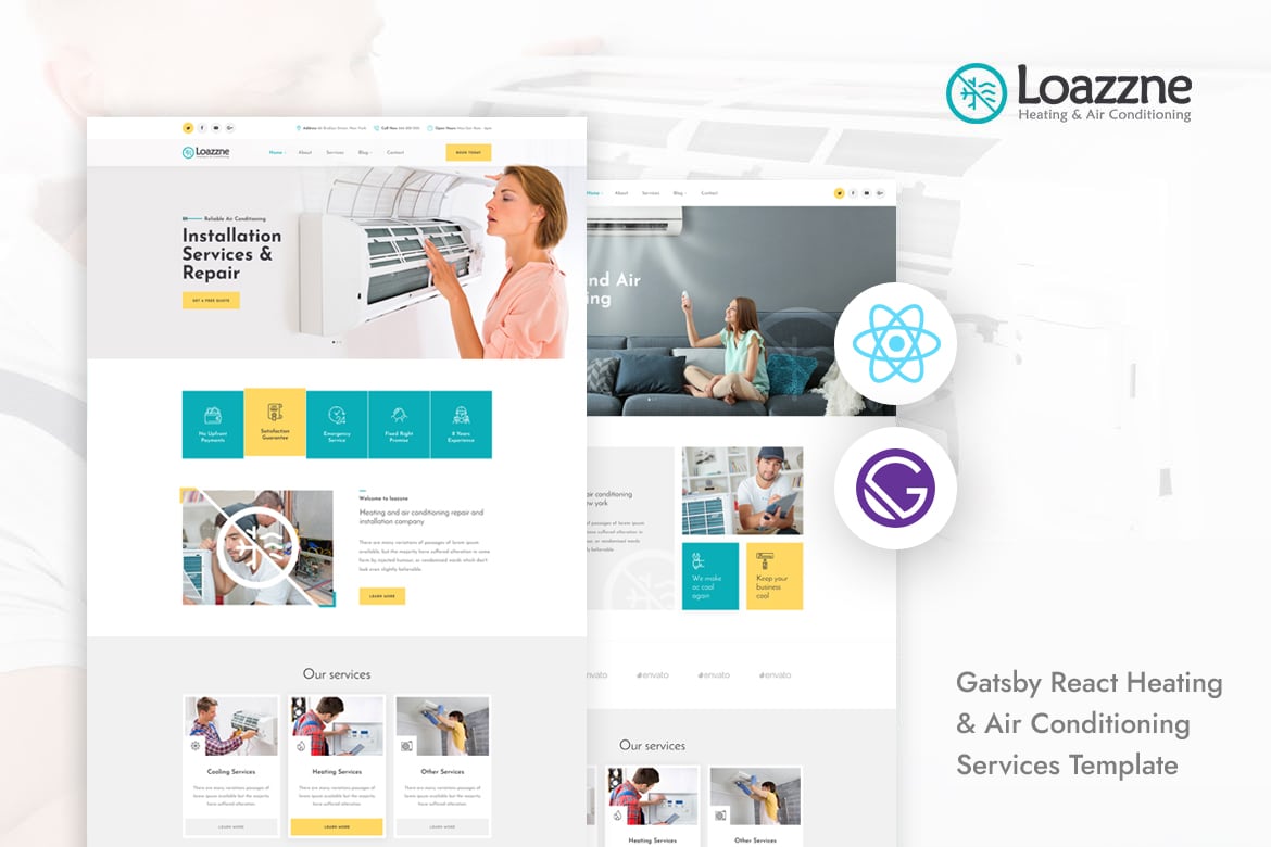 Download Loazzne - Gatsby React Heating & Air Conditioning