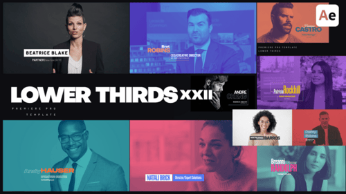 Download Lower Thirds XXII After Effects Template