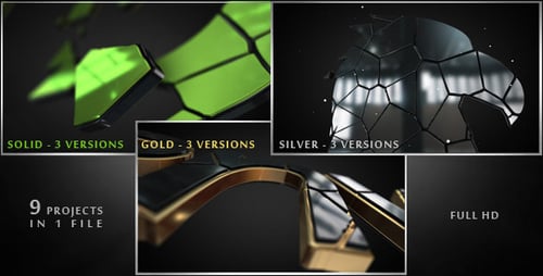 Download Luxury 3D Logo Reveal Bundle After Effect Template