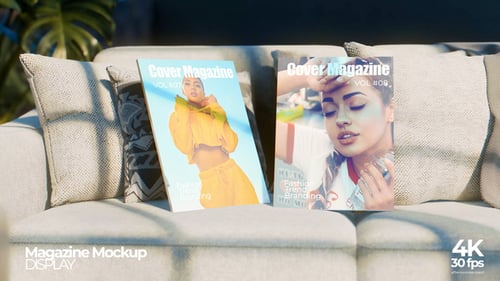 Download Magazine Mockup Display After Effect Template