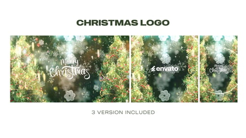 Download Magic Christmas Logo After Effect Template