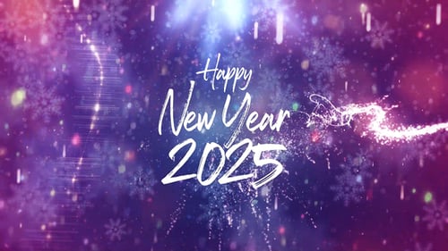 Download Magic New Year Greetings After Effect Template