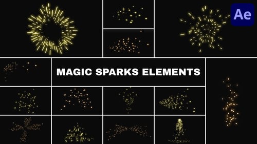 Download Magic Sparks Elements | After Effects After Effect Template