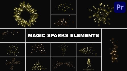 Download Magic Sparks Elements | Premiere Pro MOGRT Premiere Pro Template