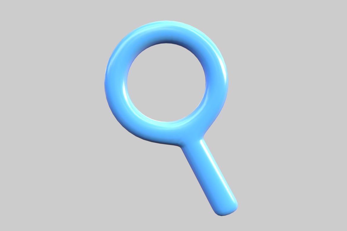 Download Magnifying Glass 3D Model