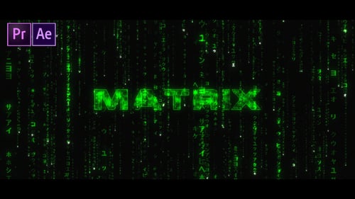 Download Matrix Opener Premiere Pro Template