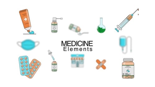 Download Medicine Elements After Effect Template