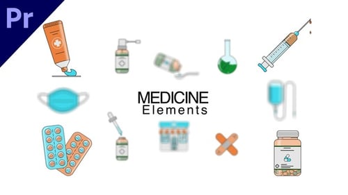 Download Medicine Elements Premiere Pro Template