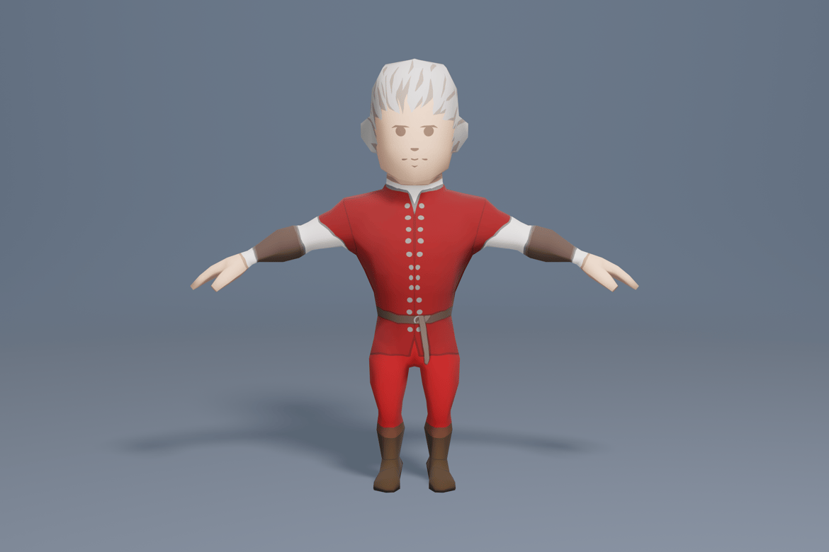 Download Medieval character nobleman 4 3D Model