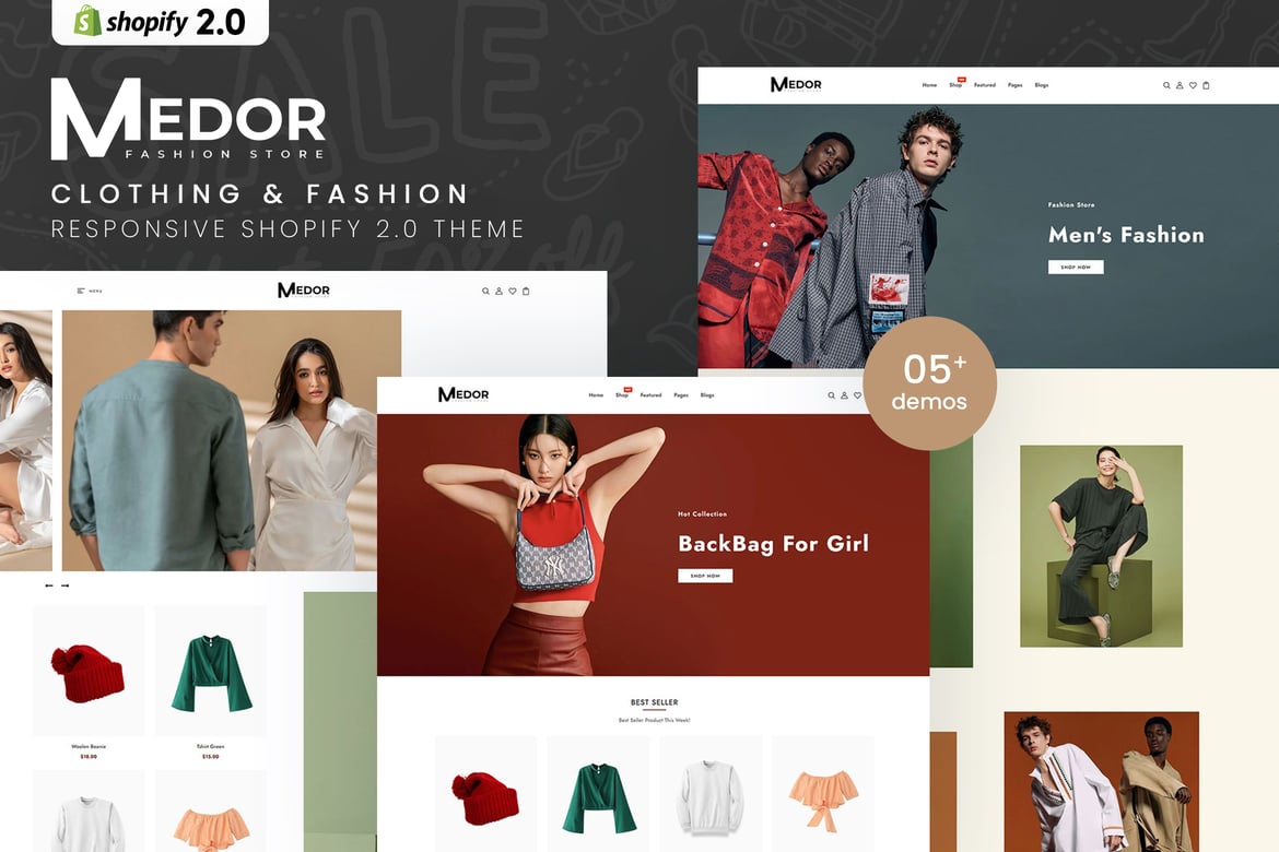 Download Medor - Clothing & Fashion Shopify 2.0 Theme