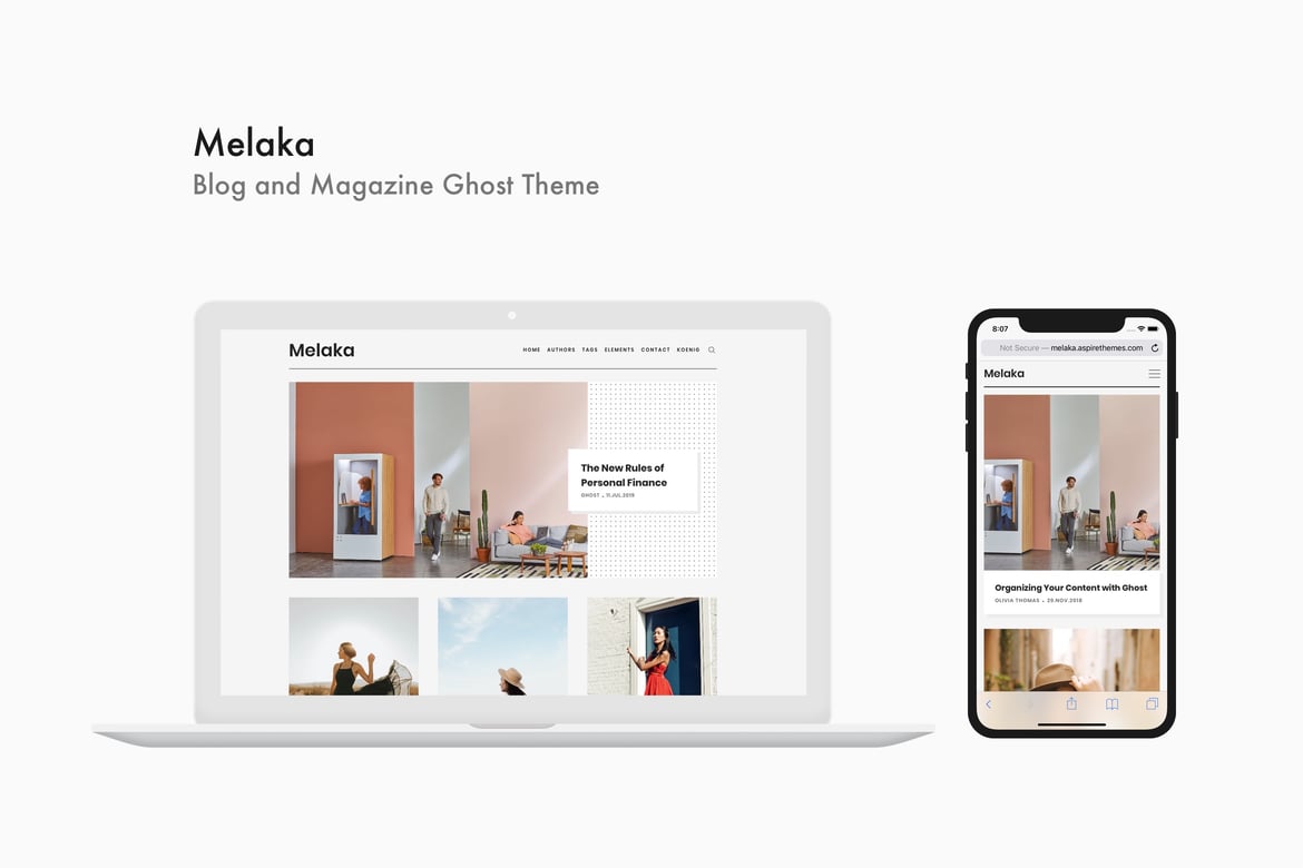 Download Melaka - Blog and Magazine  Ghost Theme