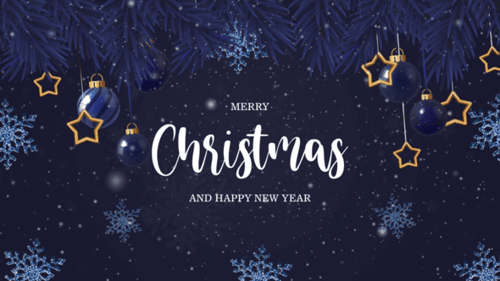 Download Merry Christmas  Intro Mogrt Premiere Pro Template