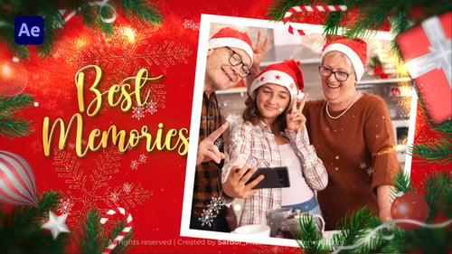 Download Merry Christmas Slideshow 2025 After Effect Template