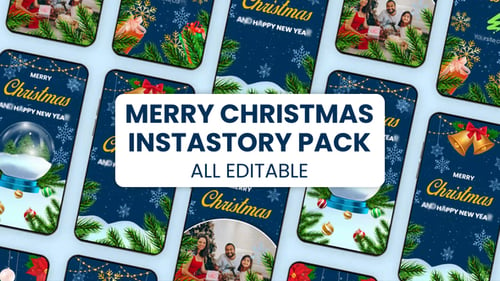 Download Merry Christmas Stories After Effect Template