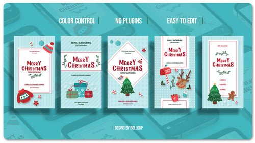 Download Merry Christmas Stories V2 After Effect Template