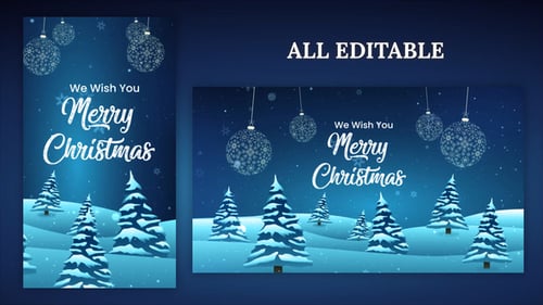 Download Merry Christmas Wishes After Effect Template