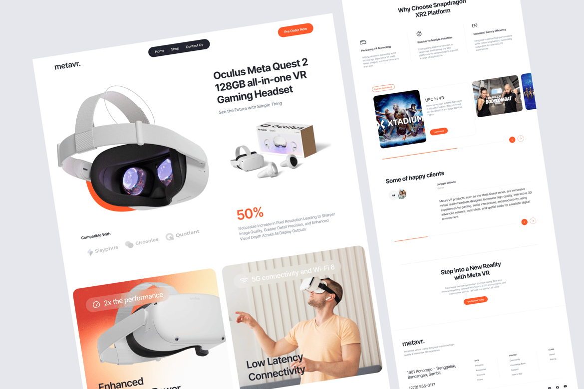 Download Metaver - E commerce Figma Design