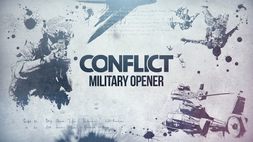 Download Military Opener // Conflict After Effect Template