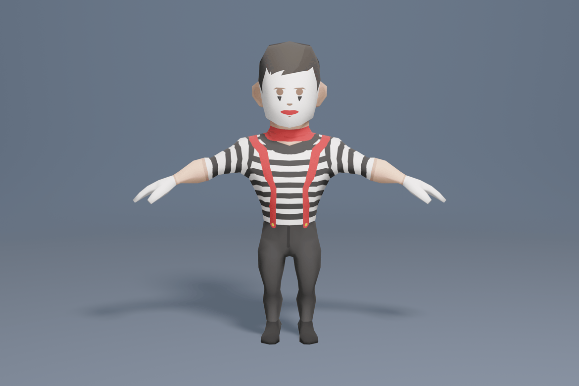 Download Mime 01 3D Model